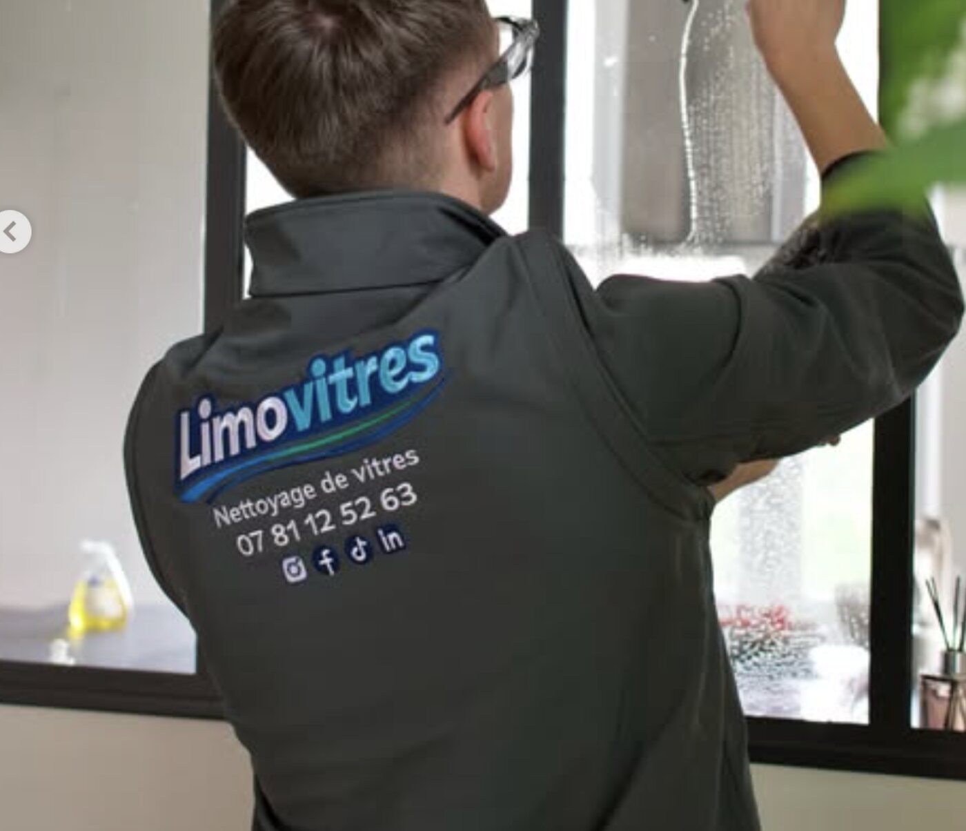 Intervention nettoyage de vitres